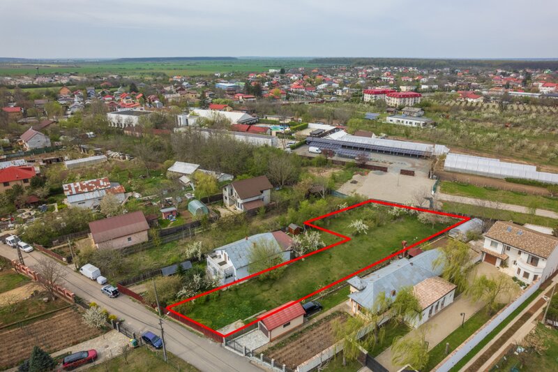 Balotesti, Saftica, teren intravilan 1.209 mp, central, toate utilitatile